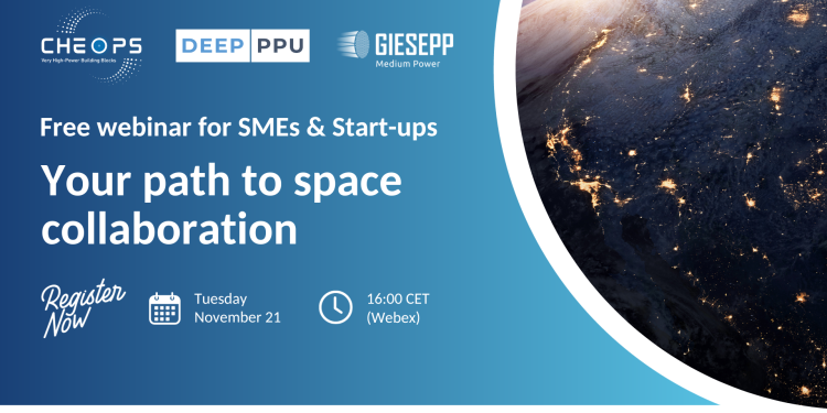 Webinar Your path to space collaboration