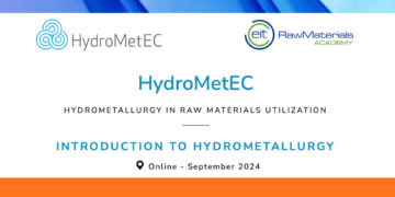 Life Long Learning Course HydroMetEC Hydrometallurgy in raw materials utilization wit news