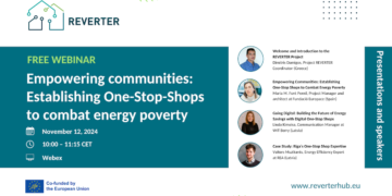 Empowering communities: Establishing One-Stop-Shops to combat energy poverty