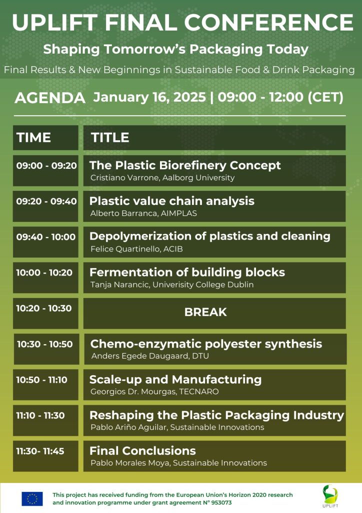 UPLIFT FINAL EVENT AGENDA