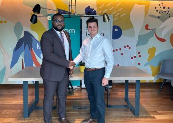 Publicity photo: PuConsultant Manager Bloom Clean Technology & Climate Tech Center of Excellence - Mr. Damien Prescod / Chief Executive Officer of Global OTEC Mr. Dan Grech at UN Ocean Conference in Nice, France, on June 10th