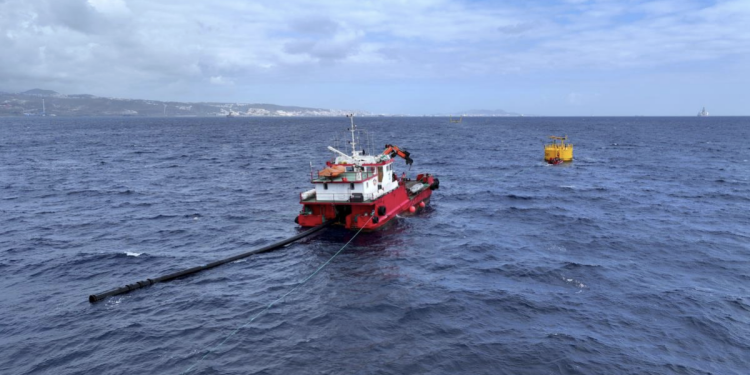 Offshore installation of the prototype at the Oceanic Platform of the Canary Islands (PLOCAN) in Gran Canaria, Spain