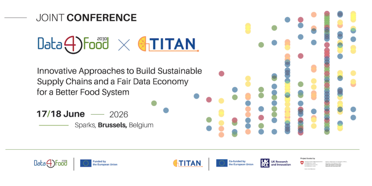 The BIOFIN-EU project will participate in the upcoming TITAN x Data4Food2030 Conference, taking place on 17–18 June 2026 in Brussels, Belgium