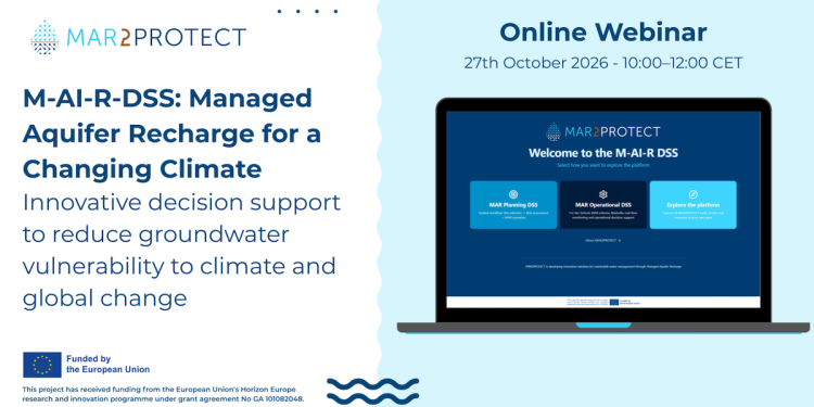 MAR2PROTECT presents a new AI-powered platform for climate-resilient groundwater management